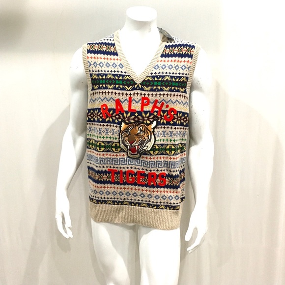 Polo Ralph Lauren Other - Ralph Lauren Mens Tiger Print Sweater Vest